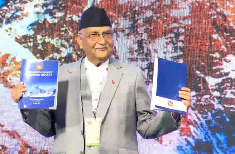 जलवायु परिवर्तन न्यूनीकरणका लागि प्रतिबद्धतासहितको तेस्राे 'एनडीसी' सार्वजनिक