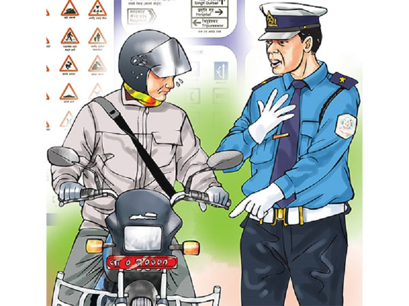ट्राफिक नियम उल्लङ्घन गर्नेलाई भक्तपुरमै सचेतना कक्षा
