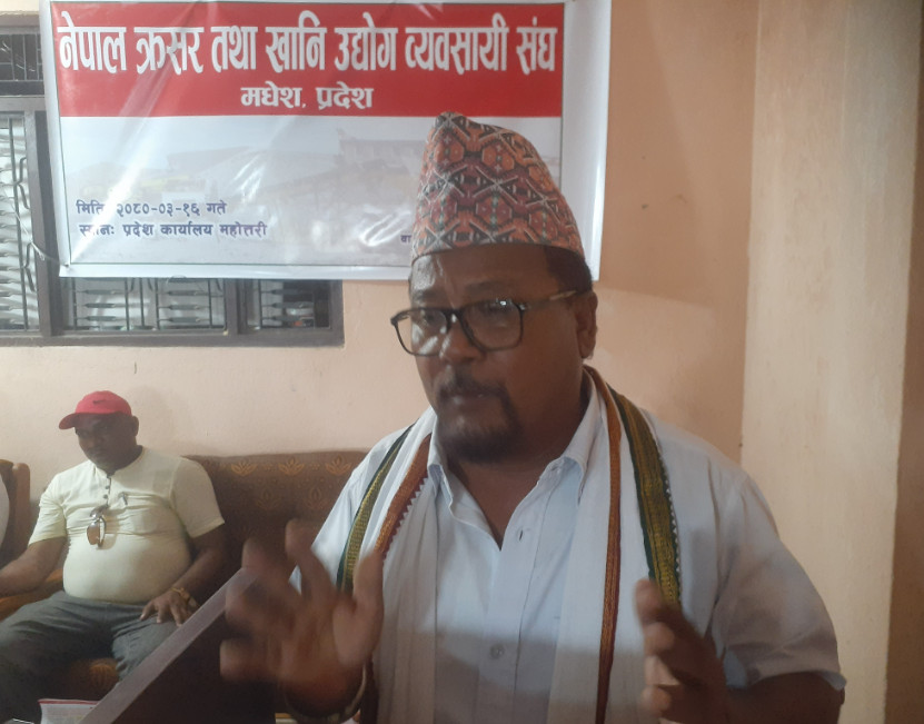 क्रसर व्यवसायीमा ६० अर्ब लगानी, ३० हजारलाइ राेजगारी