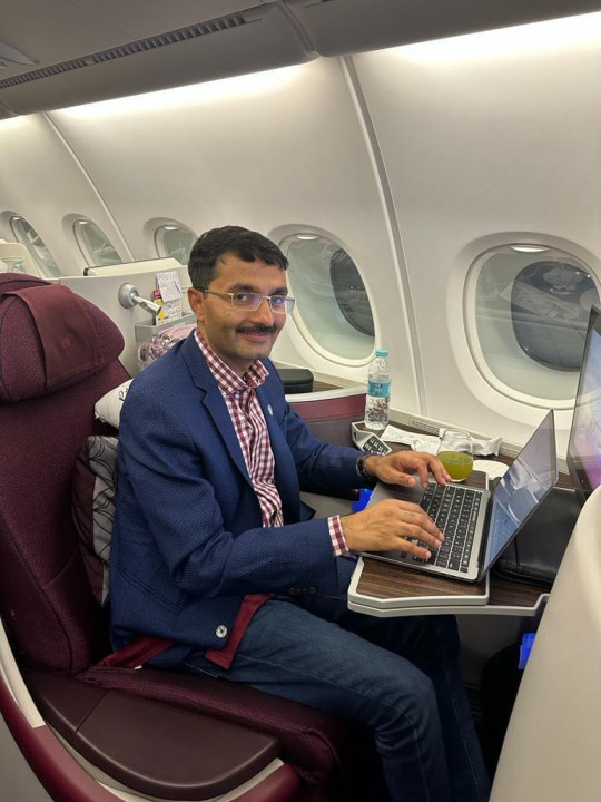 एनआरएनए अध्यक्षका उम्मेदवार शर्मा मत माग्न अस्ट्रेलियामा