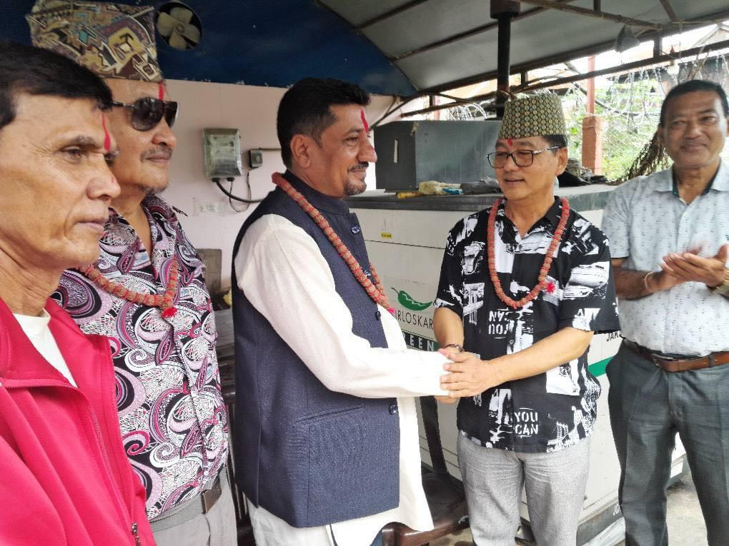 धरान-६ का वडा अध्यक्ष भट्टराइ राप्रपामा प्रवेश