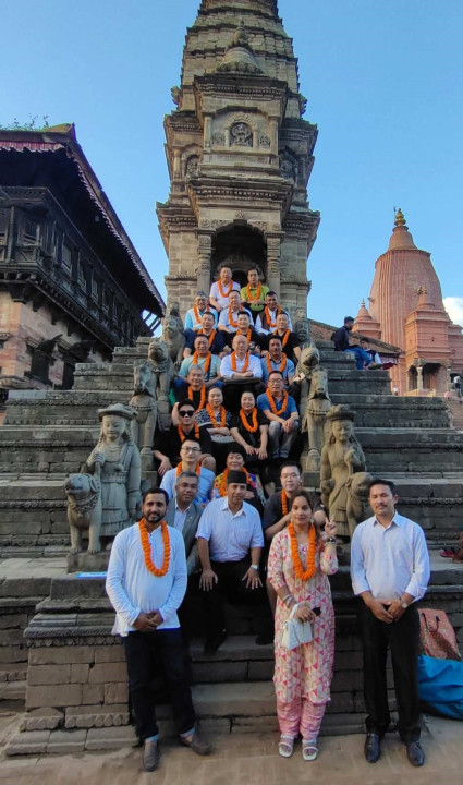 चिनियाँँ निजी क्षेत्रको उच्चस्तरीय टोली भक्तपुरमा
