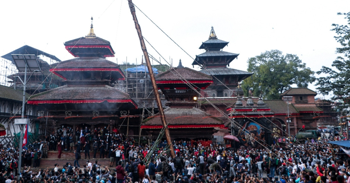 भाद्र शुक्ल चतुर्दशी : इन्द्रजात्रा पर्व मनाइँदै