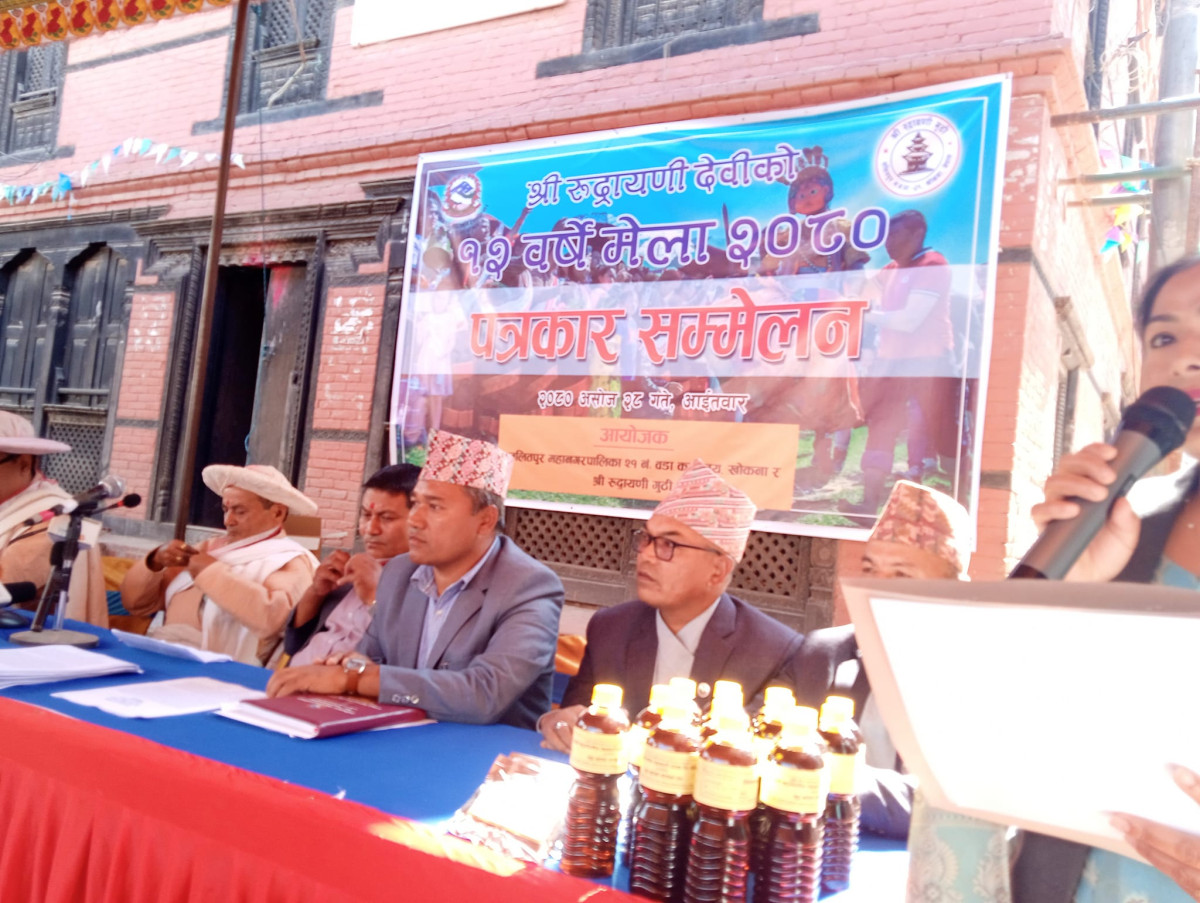 आज देखि खोकनामा श्री रुद्रायणी देवीको १२ वर्षे मेला