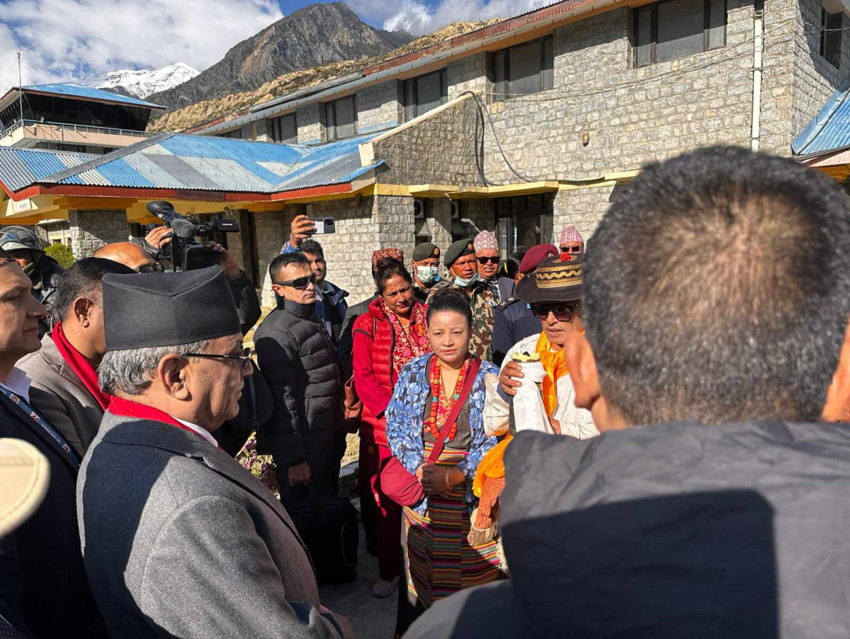 प्रधानमन्त्रीले गरे कोरला नाका, मुक्तिनाथ र कागबेनीको अवलोकन