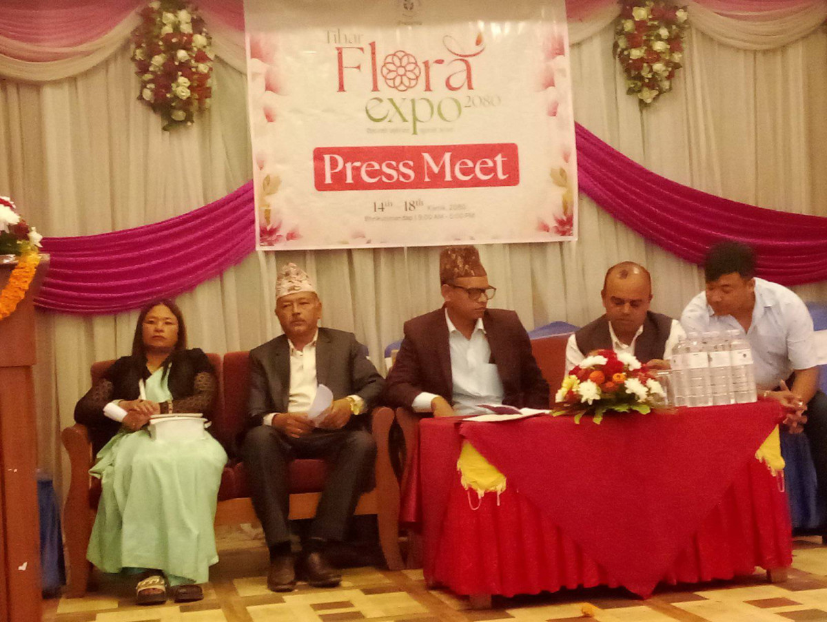 नर्सरी व्यवसायी संघ नेपालले ‘तिहार फ्लोरा एक्स्पो २०८०’ आयोजना गर्दै