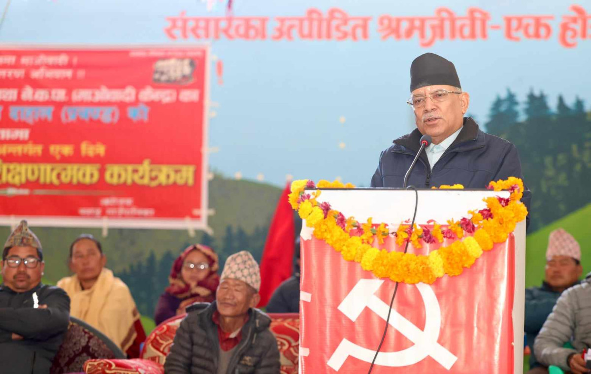 थवाङ विचार र क्रान्तिको प्रतीक हो : प्रधानमन्त्री प्रचण्ड