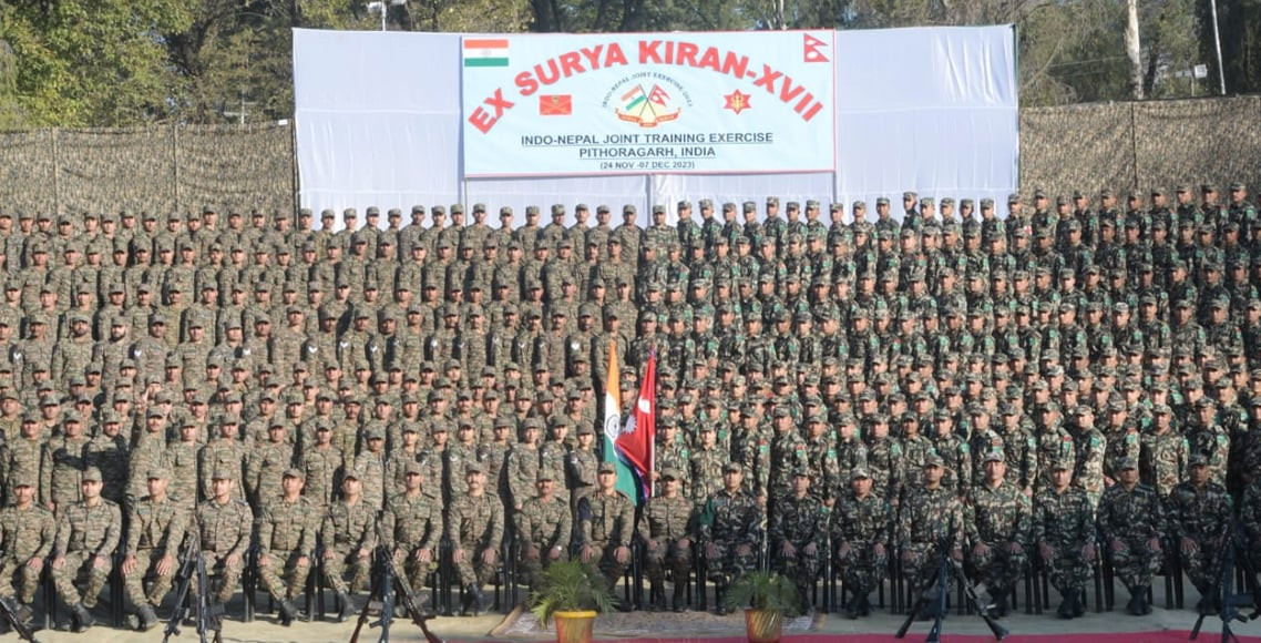 नेपाल-भारत संयुक्त सैन्य अभ्यास सुरुv