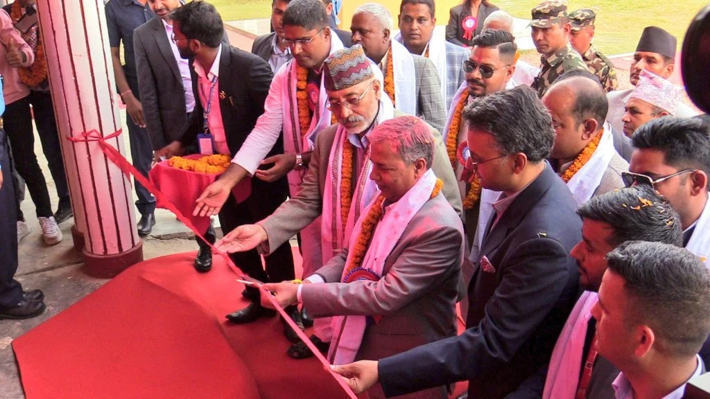 भारत सरकारको सहयोगमा निर्मित  श्री पोखरभिण्डी  माध्यमिक विद्यालय भवनको औपचारिक उद्घाटन