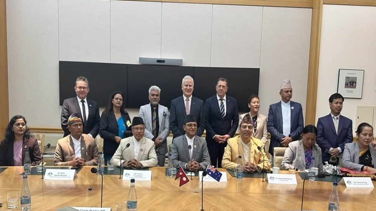 अस्ट्रेलियाको संसद्‌मा आज राष्ट्रियसभाका अध्यक्ष र अस्ट्रेलियाली समकक्षीबीच भेटवार्ता