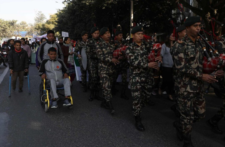 ३२ औं अन्तर्राष्ट्रिय अपांगता दिवसमा निकालियो र्याली (फोटो-फिचर)