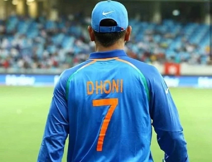 भारतीय राष्ट्रिय क्रिकेट टिमका खेलाडीले जर्सी नम्बर ७ प्रयोग गर्न नपाउने
