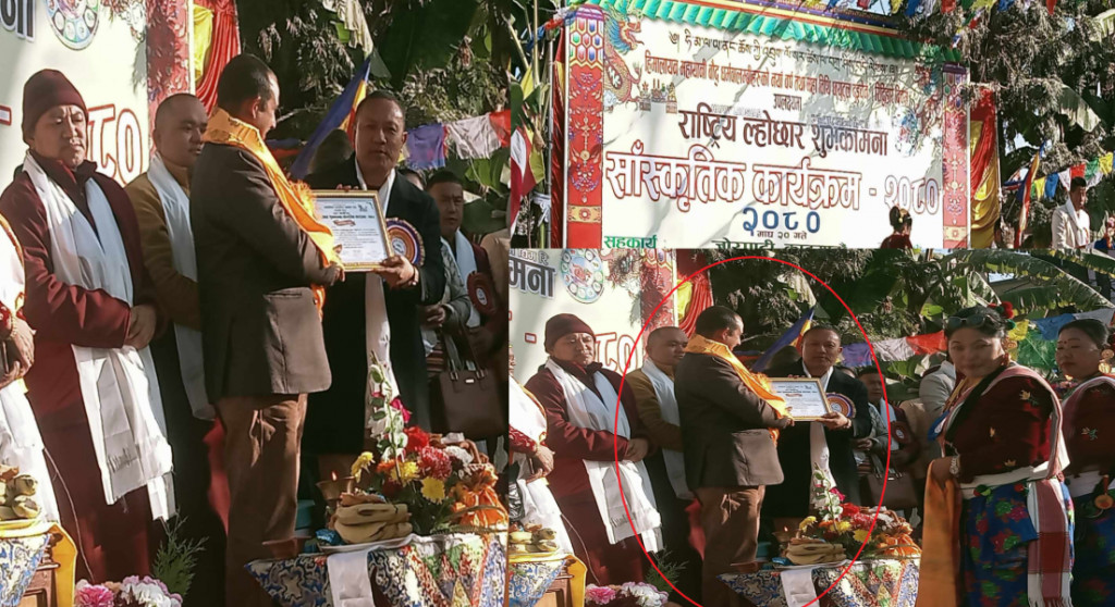 साहसी एवम् निडर पत्रकार काफ्ले सम्मानित
