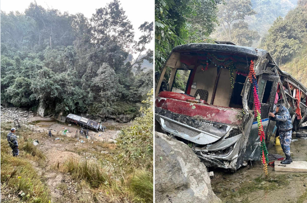 कपिलवस्तु बस दुर्घटना : मृत्यु भएका दश जनाकै सनाखत