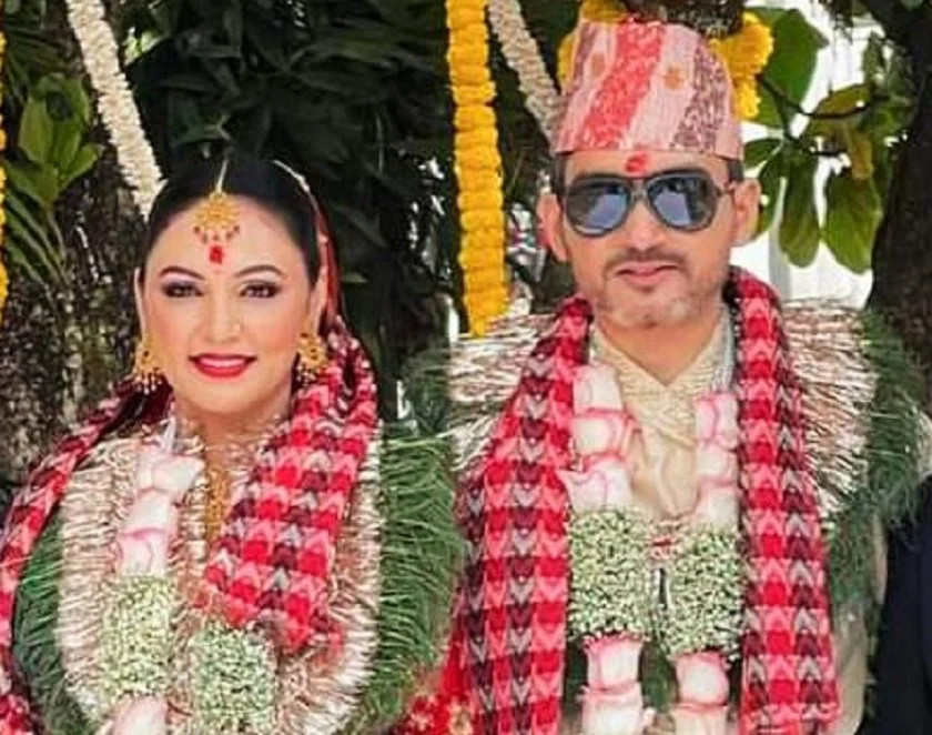 अभिनेत्री नन्दिता केसीले प्रेमी अरविन्द्र कटवालसँग  गाँसिन लगनगाँठो