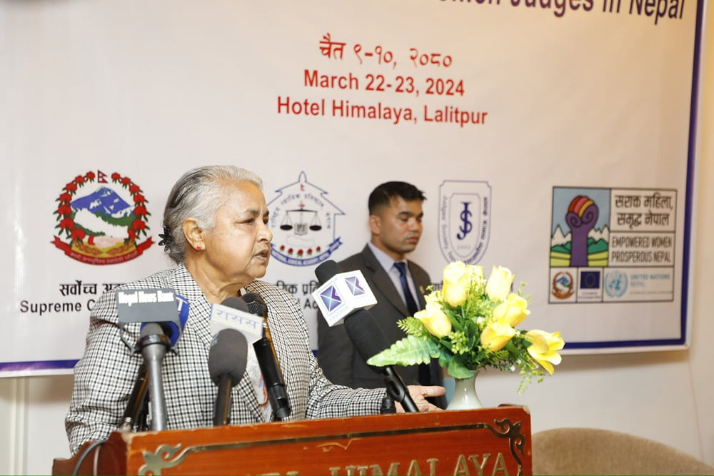 महिला न्यायाधीशको लागि आशालाग्दो वातावरण बनेको छः पूर्वप्रधानन्यायाधीश कार्की