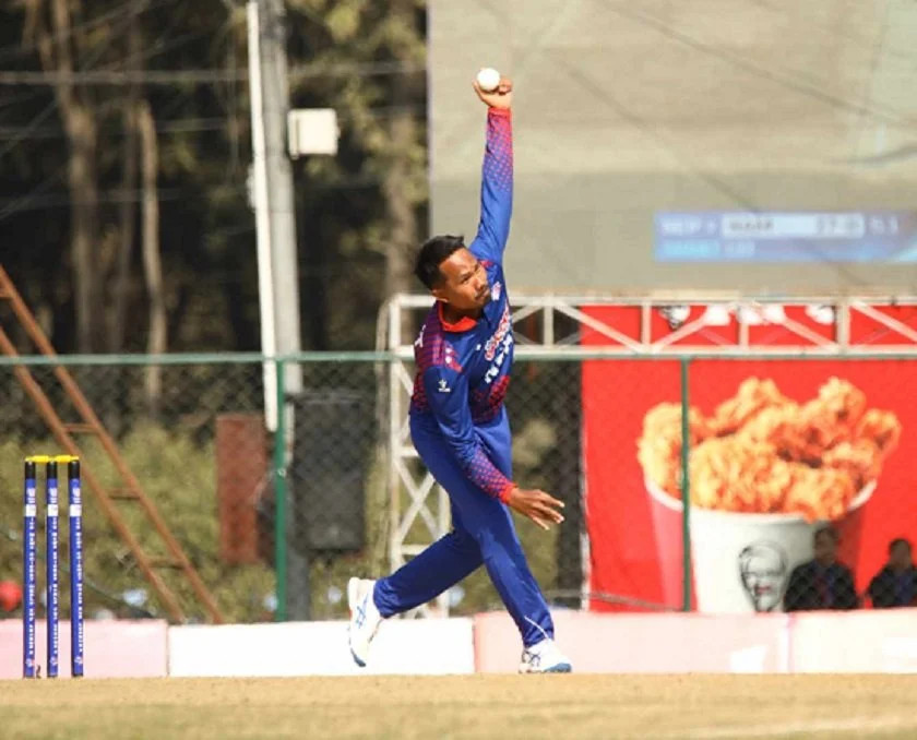 ललित राजवंशीले लिए आयरल्यान्ड ‘ए’ को दोस्रो विकेट