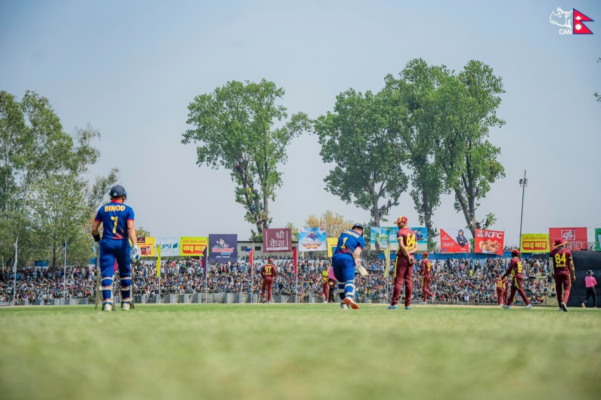 वेस्ट इन्डिजसँग ७६ रनले हार्यो नेपाल