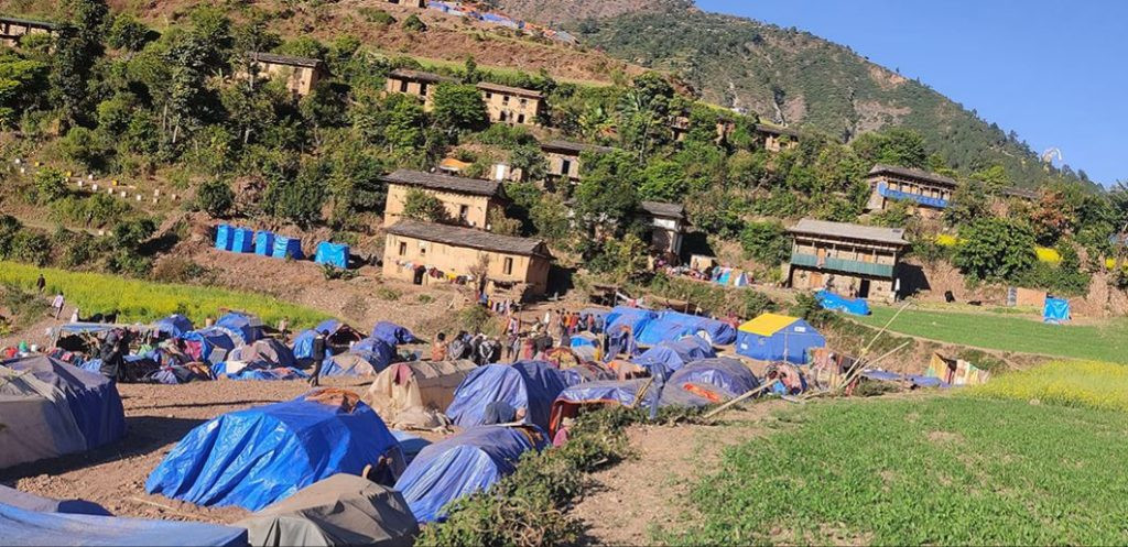भूकम्पले मुहान सुकेपछि जाजरकोटमा खानेपानीको समस्या
