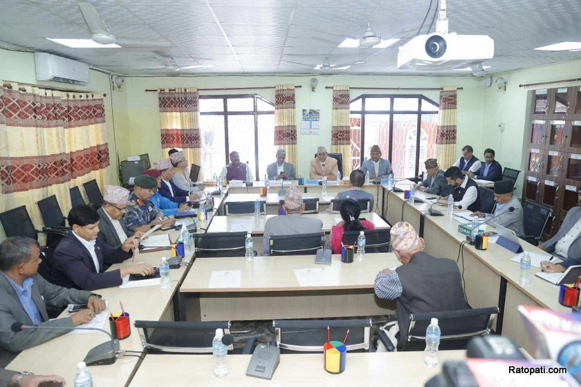 राज्य व्यवस्था समिति बैठकमा तीन मन्त्री उपस्थित