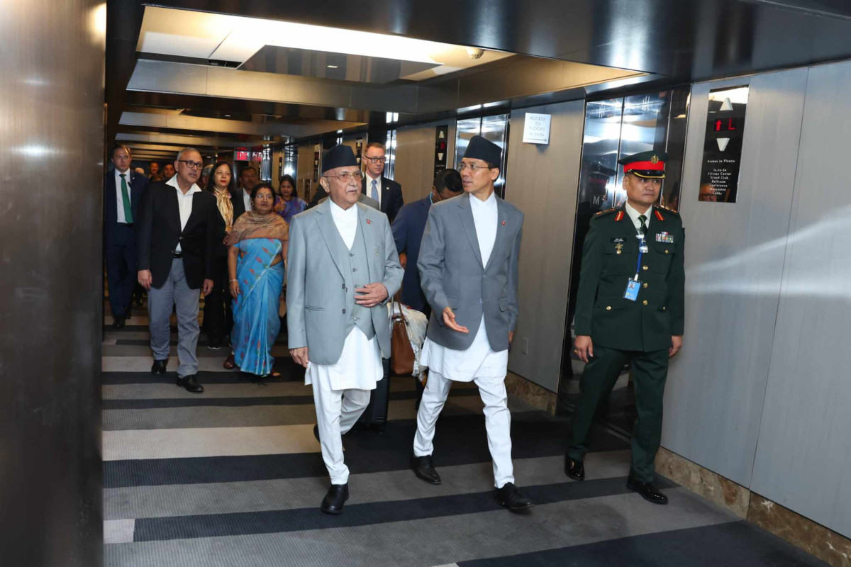 संयुक्त राष्ट्र सङ्घको ७९औँ महासभामा भाग लिन न्युयोर्क पुगे प्रधानमन्त्री ओली
