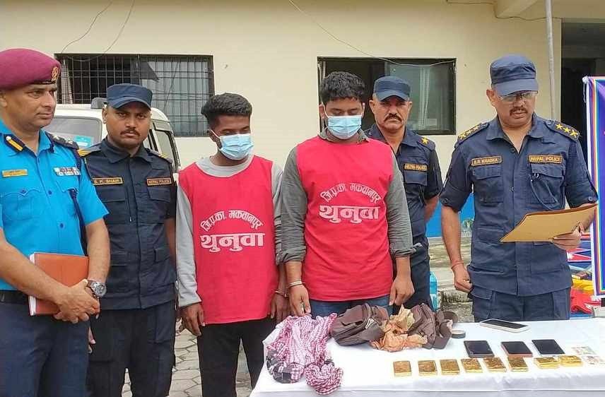 ११ करोड बढीको सुनसहित हेटौँडाबाट २ जना पक्राउ