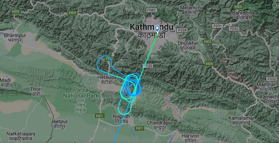 अन्ततः मानवीयताका आधारमा काठमाडौंमै अवतरण गराइयो थाई एयर एसिया