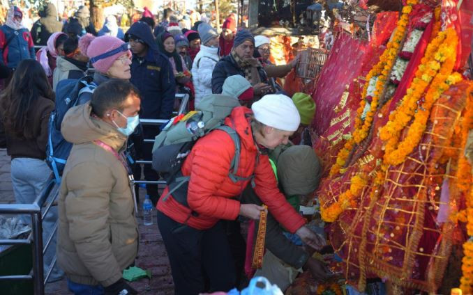पाथीभरामा विदेशी पर्यटकको आगमन बढ्दै