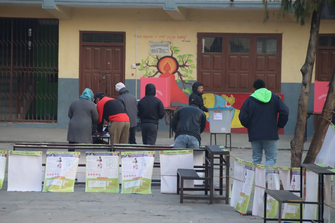 स्थानीय तहका रिक्त ४१ पदका लागि  मतदान सुरु