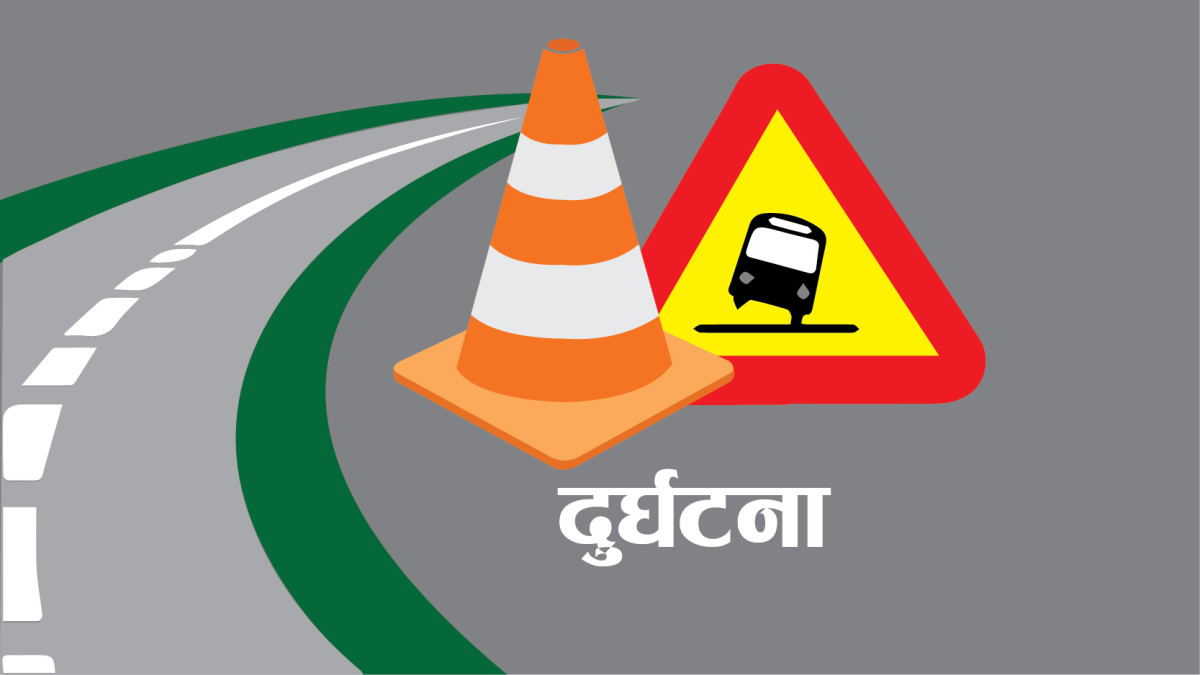 महोत्तरी बस दुर्घटनामा २२ जना घाइते