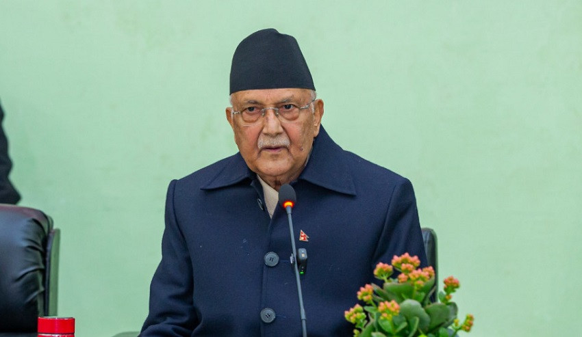 "पार्टीभित्र कुनै समूह छैनन्, सबै साथी भरभराउँदो पङ्क्ति हुन्"- प्रधानमन्त्री ओली