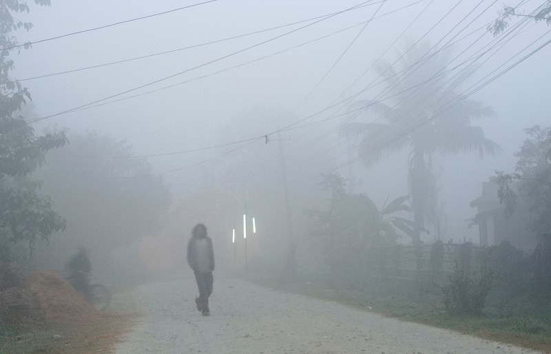 सुदूरपश्चिममा वर्षा, तराईमा हुस्सु : राम्रोसँग घाम नलाग्दा चिसो बढ्यो