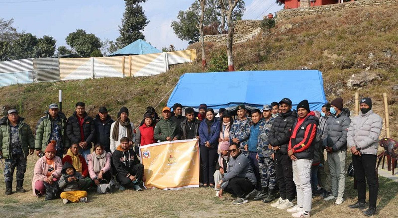 ताप्लेजुङमा अलपत्र ३९ तीर्थयात्रीको उद्धार