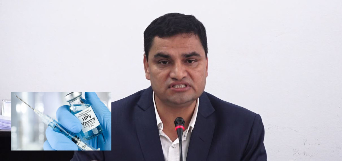 नेपाललाई स्वस्थ बनाउन एचपीभी खोप : स्वास्थ्यमन्त्री