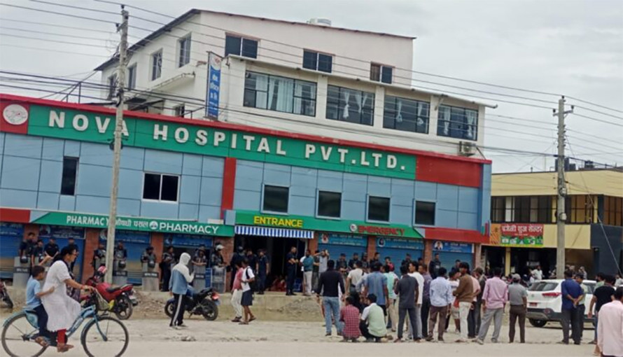 धनगढीको नोभा अस्पतालमा बिरामी कुर्न बसेका युवक मृत फेला