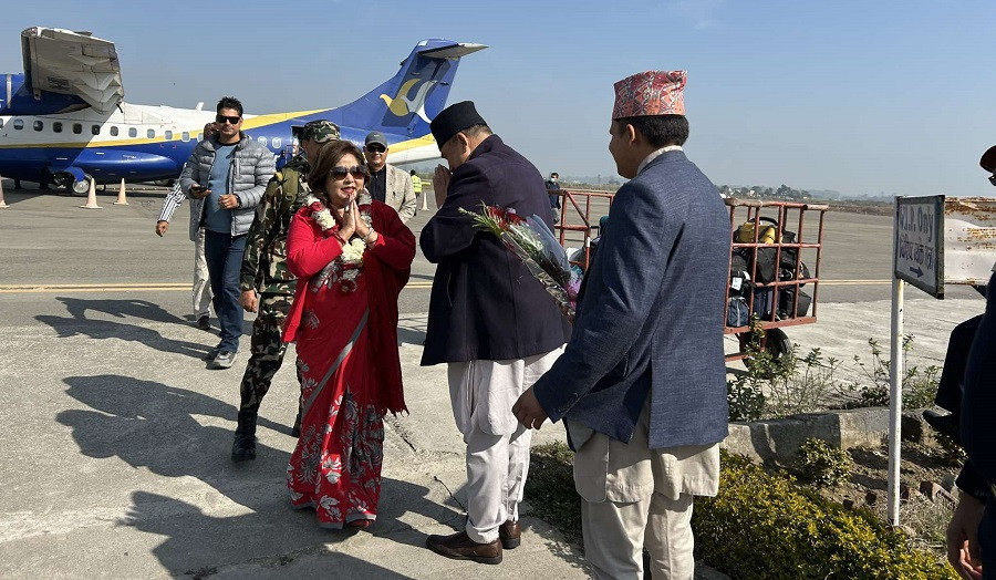 परराष्ट्रमन्त्री डा. आरजु राणा देउवा धनगढीमा