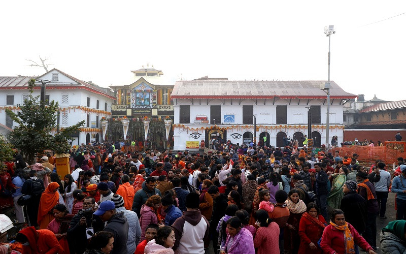 महाशिवरात्रिका अवसरमा आएका साधु सन्तको बिदाइ