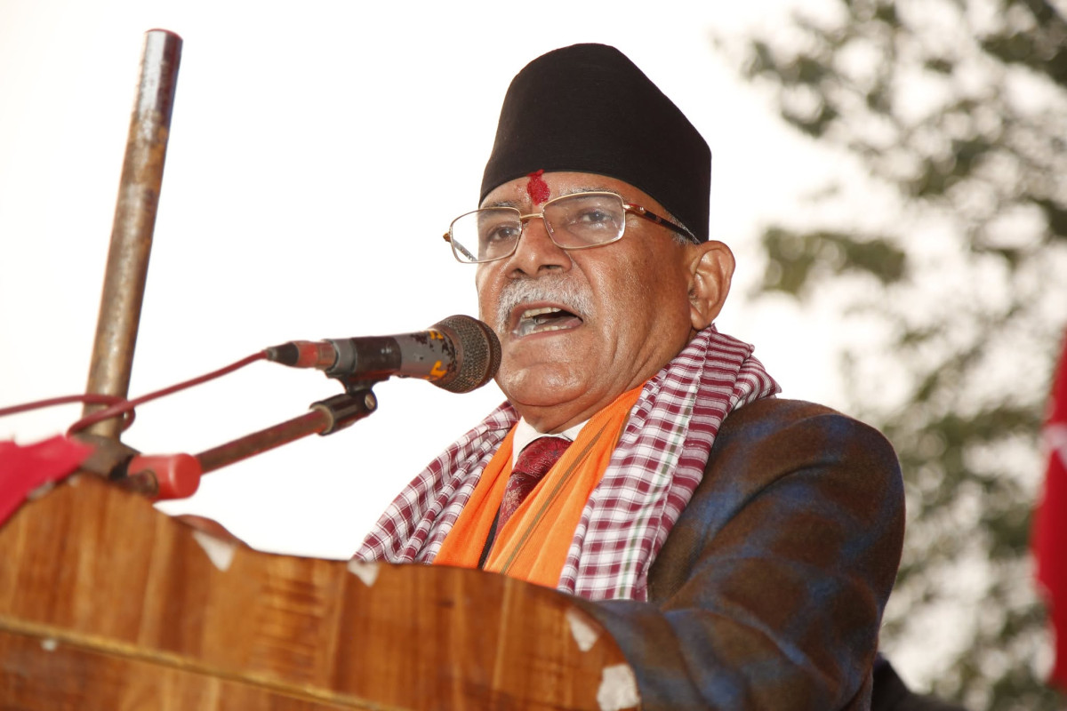 प्रतिक्रान्तिकारीहरुलाई परास्त गर्ने जिम्मा क्रान्तिकारीको काँधमा : प्रचण्ड