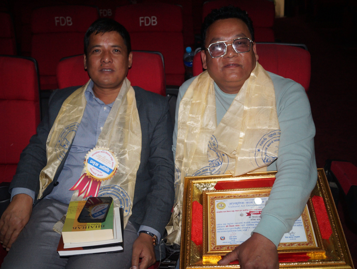 समाजसेवी जिवन थापालाई चलचित्र विकास बोर्डमा विशेष सम्मान