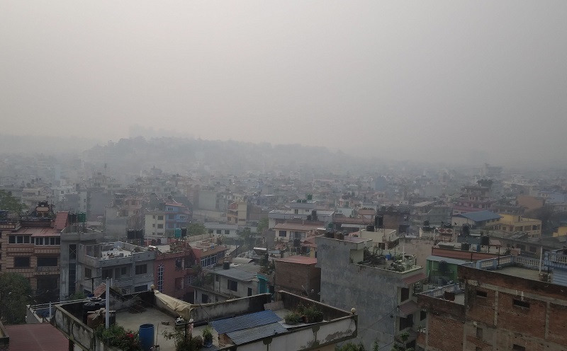 काठमाण्डौको प्रदूषण केही घट्यो, पूरै हट्न अझै केही दिन लाग्ने