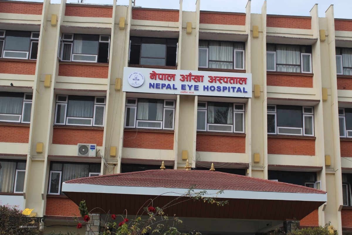 नेपाल आँखा अस्पतालमा बिरामीको प्रतीक्षाको समय एक घण्टामा सीमित