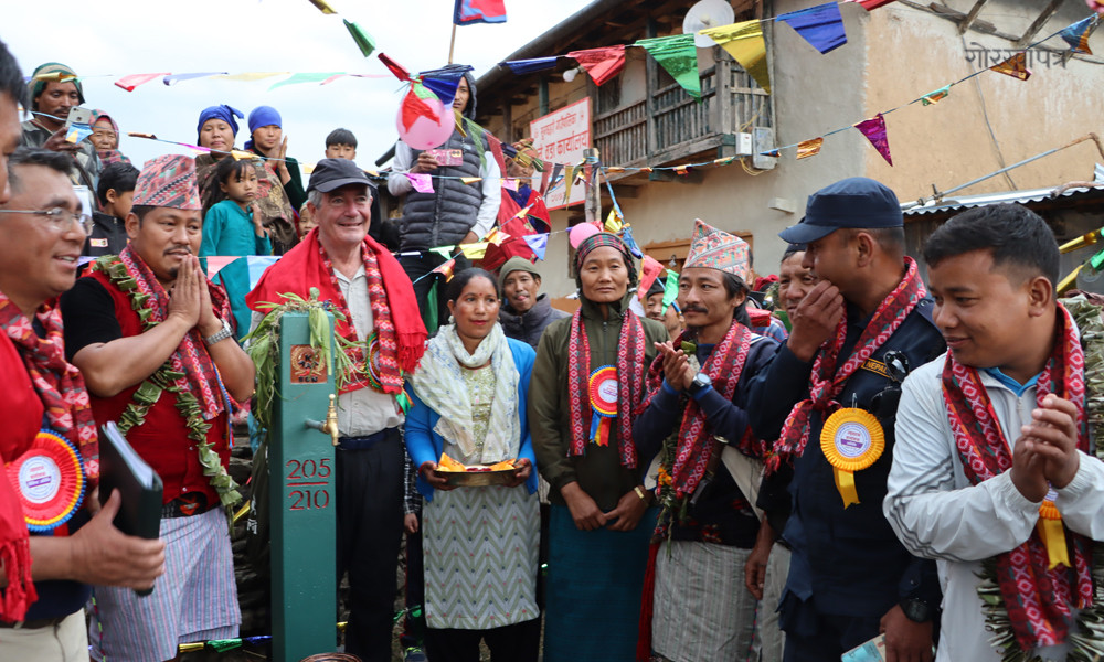 डेढ करोड लगानीमा दुई सय १० घरमा खानेपानी