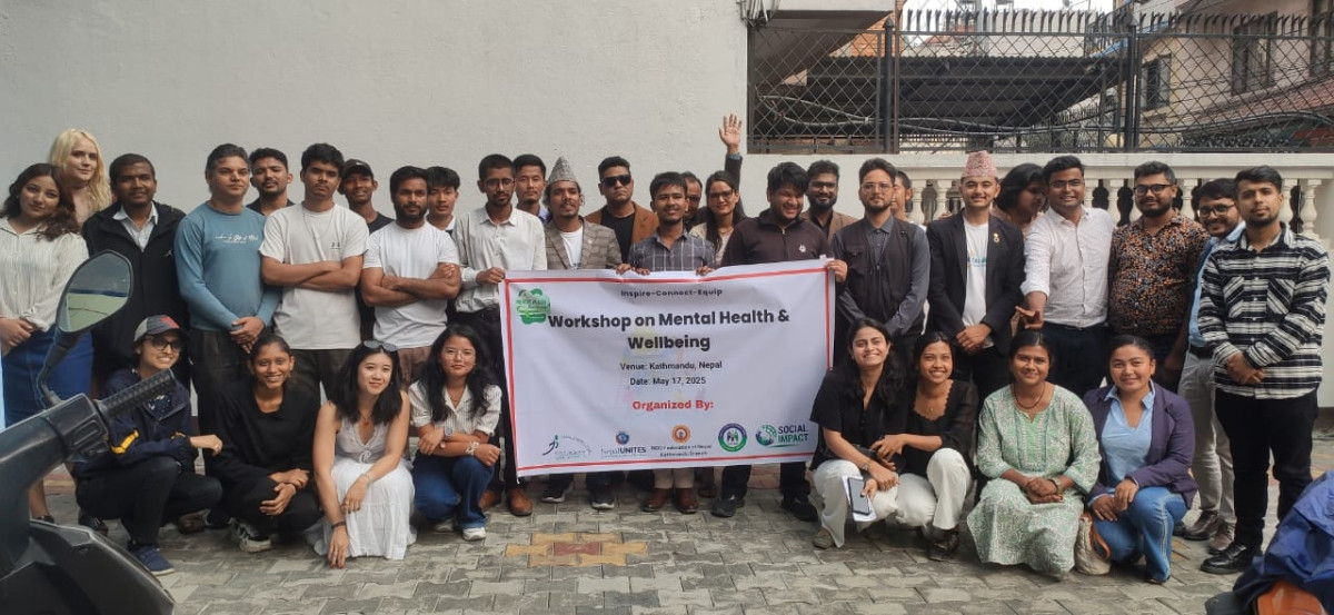 मानसिक स्वास्थ्य जागरूकता महिनाका अवसरमा युवा लक्षित मानसिक स्वास्थ्य कार्यशाला