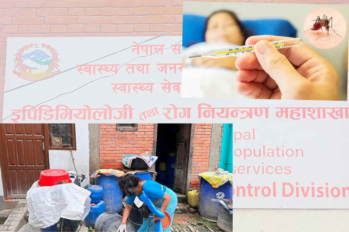 डेंगु नियन्त्रणमा लिन महाअभियान सञ्चालन गर्दै इपिडिमियोलोजी तथा रोग नियन्त्रण महाशाखा