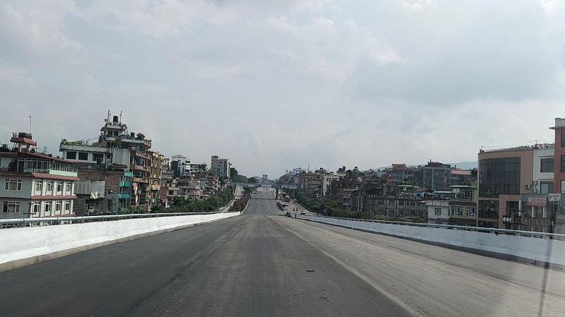 ग्वार्कोमा बनेको 'ओभरपास’मा आजदेखि गाडी चल्ने