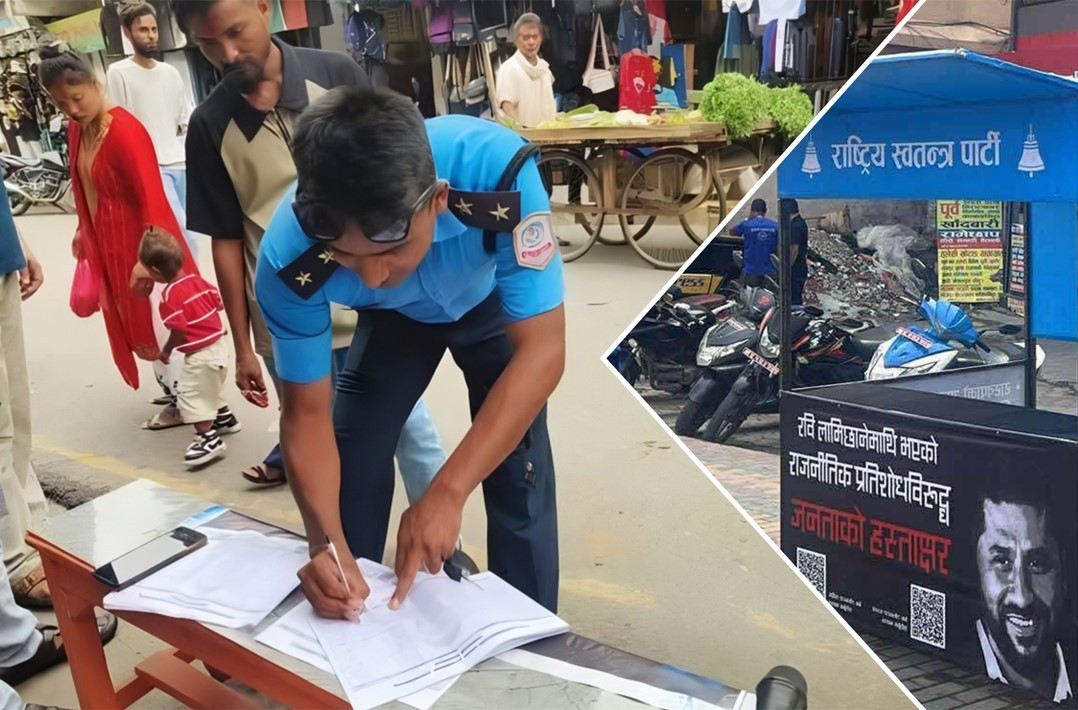 सईले बर्दीमै रविको पक्षमा हस्ताक्षर गरेपछि…