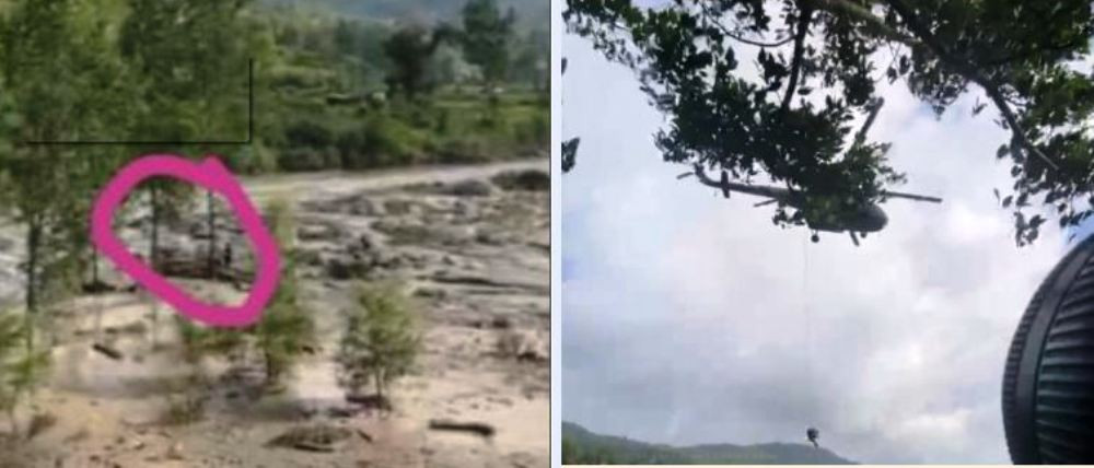 त्रिशूलीको बाढीमा फसेका दुई जनाको सफल उद्धार