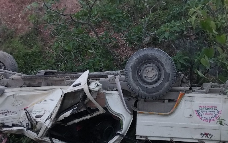 बैतडीमा जीप दुर्घटना हुँदा दुई जनाको ज्यान गयो