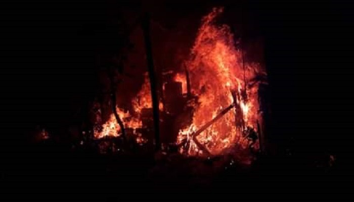 गुल्मीको धुर्कोटमा आगलागी हुँदा एक महिलाको ज्यान गयो