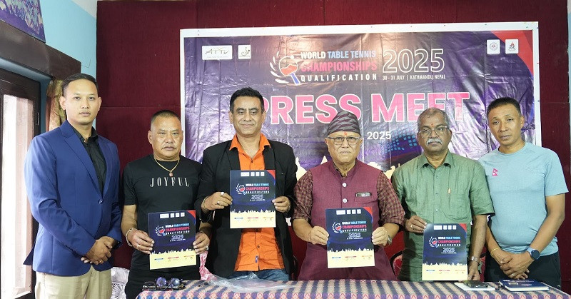 विश्व टिम टेबल टेनिसको दक्षिण एशियाली छनोट भोलिदेखि शुरू हुने